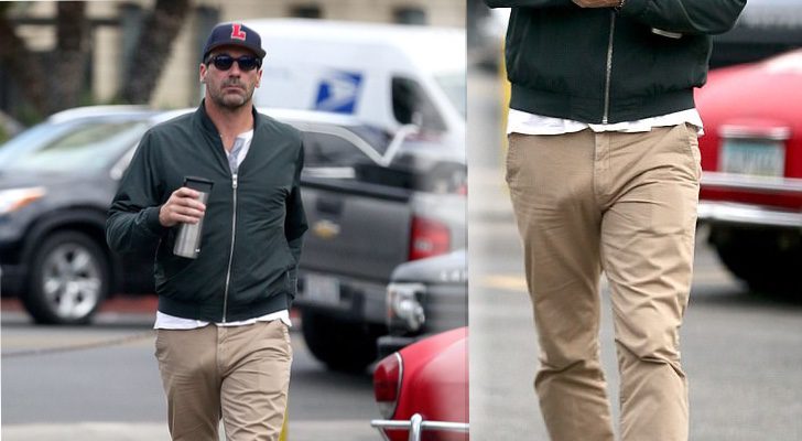 Jon Hamm durante su salida por Los Feliz