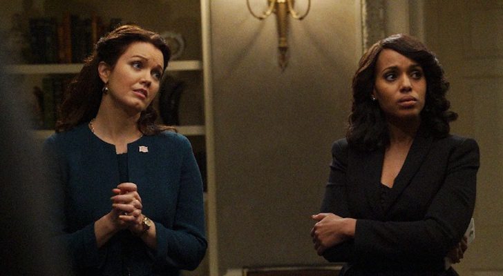 Bellamy Young y Kerry Washington en 'Scandal'
