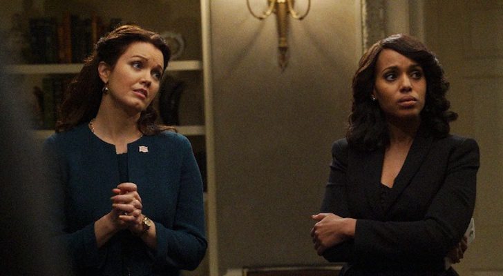 Bellamy Young y Kerry Washington en 'Scandal'