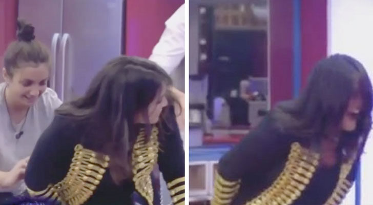 Elettra levanta la falda a Aída en 'GHVIP'