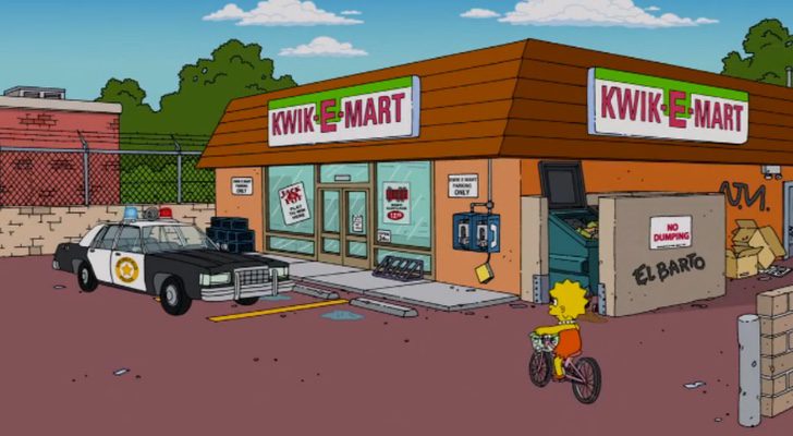 Kwik-E-Mart o Badulaque es una de las señas de identidad de 'Los Simpson'