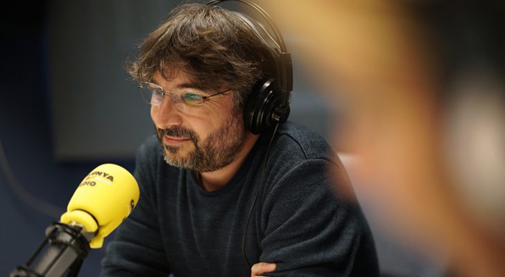 Jordi Évole durante una entrevista con Catalunya Radio