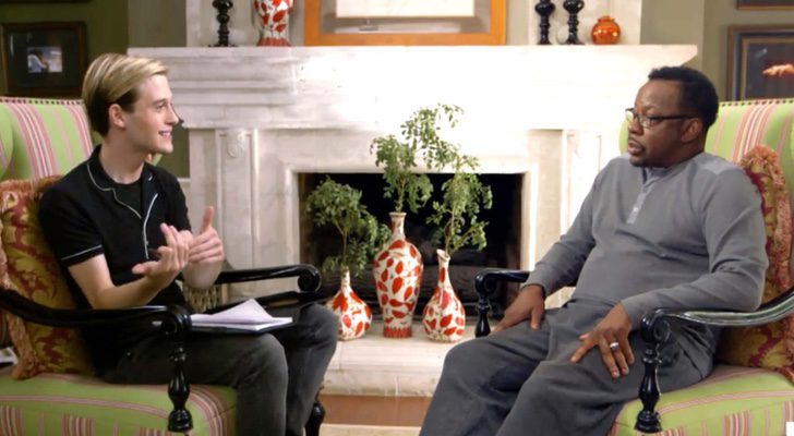 Tyler Henry y Bobbi Brown en el programa 'Hollywood Medium'