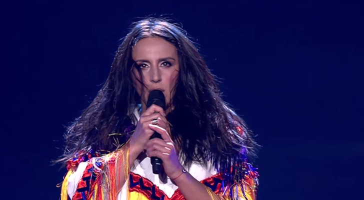 La ganadora de Eurovisión 2016 en su actuación en Kiev