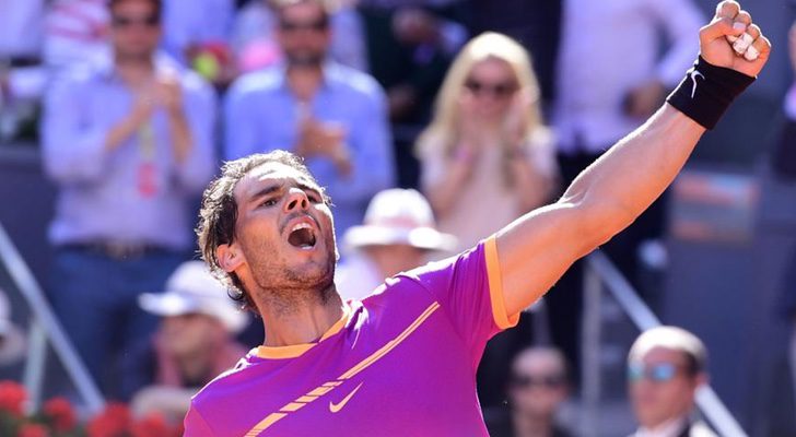 Rafael Nadal en el Mutua Madrid Open