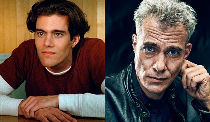 Dana Ashbrook en la primera temporada de 'Twin Peaks' y en la promoción de 2017 de EW