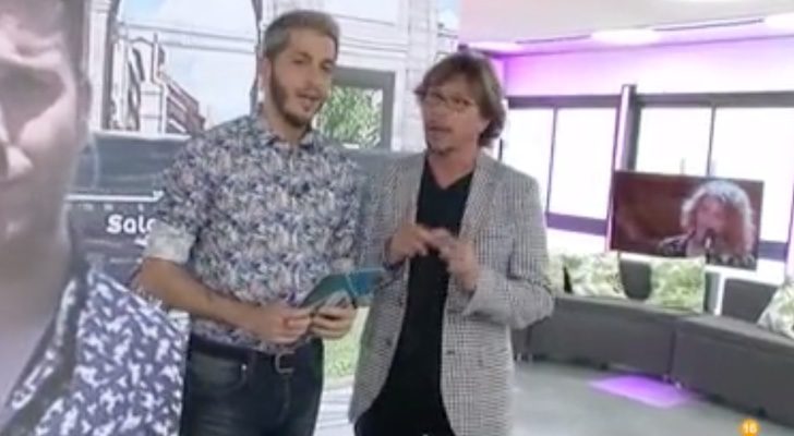Nando Escribano y Alejandro Abad hablando de Eurovision en 'Cazamariposas'