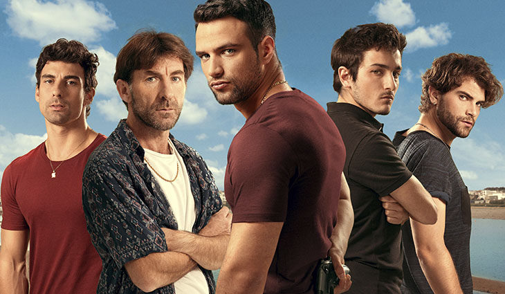 Christian Sánchez, Antonio de la Torre, Jesús Castro, Mikel Iglesias y Diego Domínguez en 'Pérdoname, Señor'