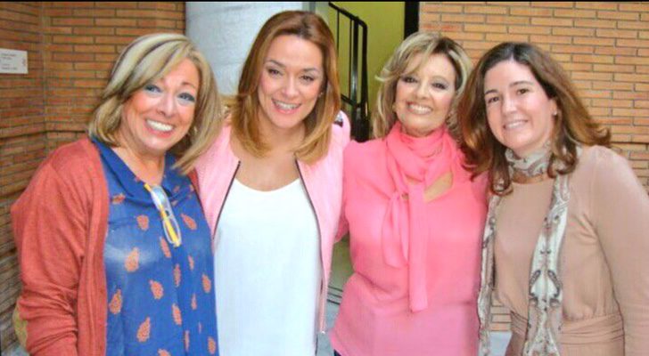 Toñi Moreno junto con María Teresa Campos