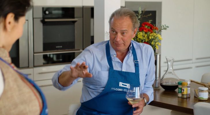 Bertín Osborne durante su entrevista a Rosa López en &#39;Mi casa es la tuya&#39;
