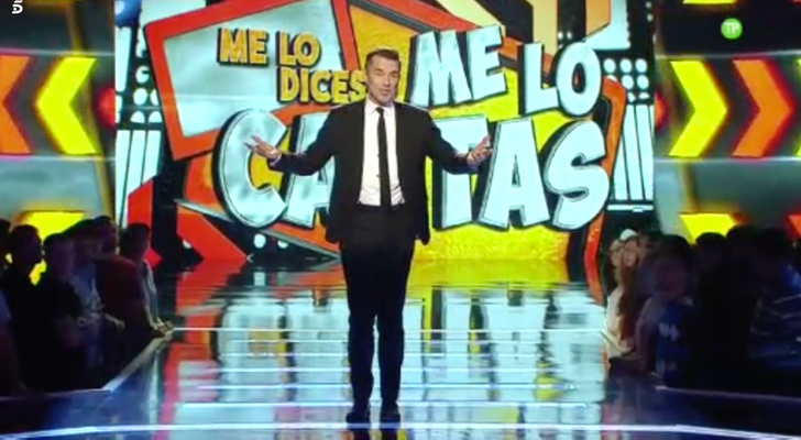 Jesús Vázquez, presentador de 'Me lo dices o me lo cantas'