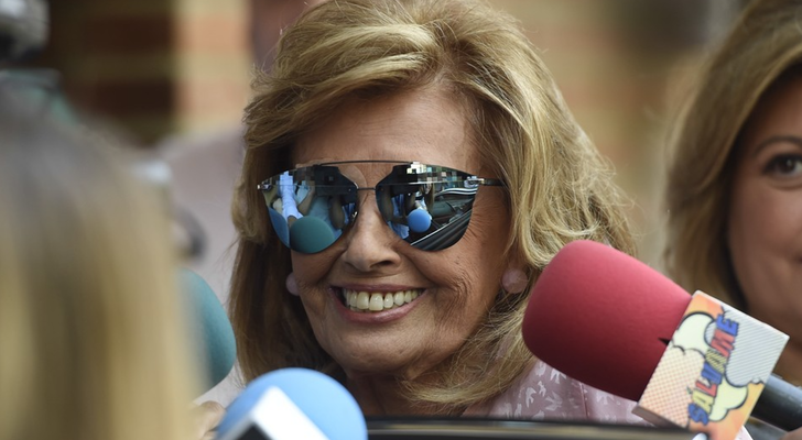 La presentadora, radiante en su salida del hospital