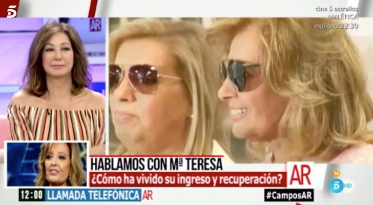 María Teresa Campos habla de su ingreso en 'El Programa de Ana Rosa'