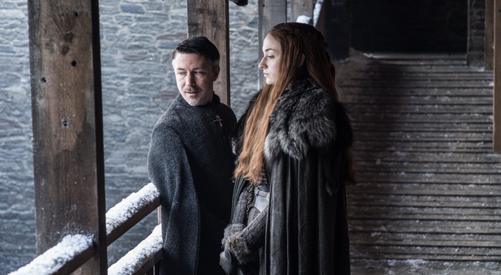 Sansa y Meñique en la séptima temporada de 'Juego de Tronos'