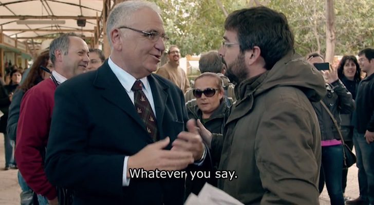 Jordi Évole con Juan Cotino, expresidente de las Cortes Valencianas