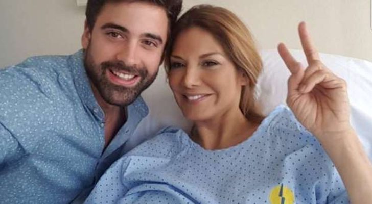 Sergio Ayala e Ivonne Reyes en el hospital