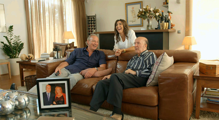 Chiquito de la Calzada junto a Bertín Osborne y Paz Padilla en 'Mi casa es la tuya'
