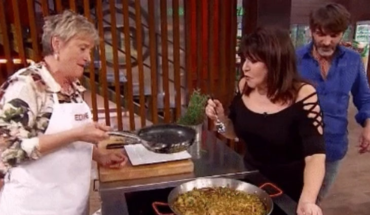 Fernando Tejero y Loles León aconsejan a Edurne en 'MasterChef 5'