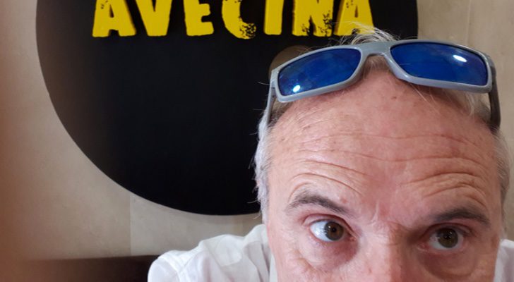 Xavier Deltell en el rodaje de &#39;La que se avecina&#39;