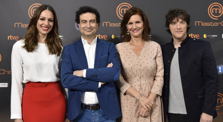 El jurado y la presentadora de 'MasterChef 5'