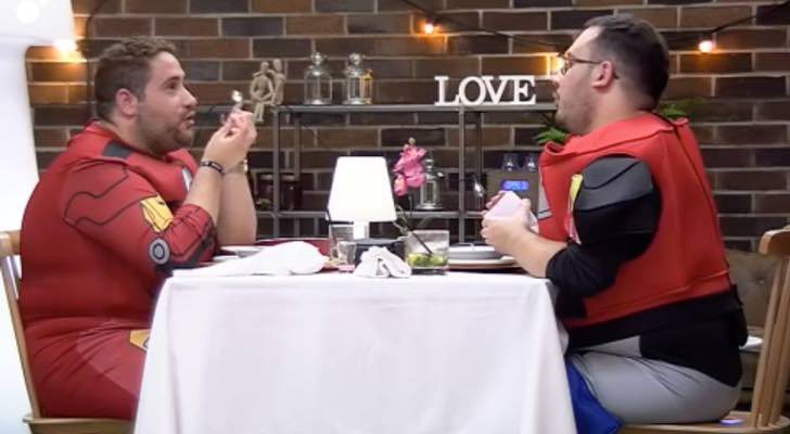 Manu y Antonio comensales de 'First Dates'