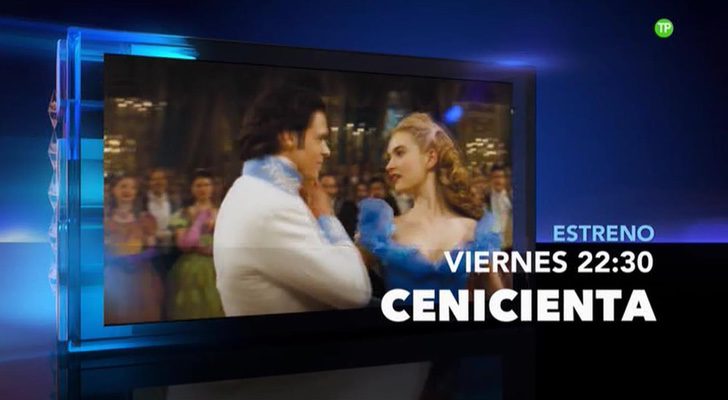 Promoción emitida por Telecinco para anunciar el estreno de 'Cenicienta'