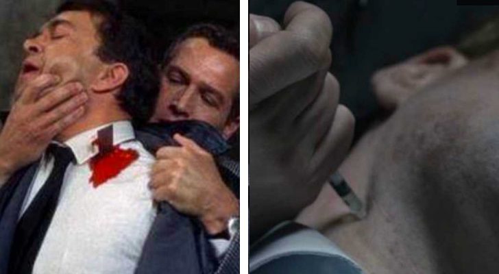 Plano detalle del cuello en "Cortina rasgada" y en 'El Ministerio del Tiempo'