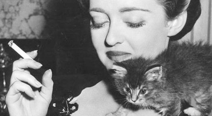 La actriz Bette Davis