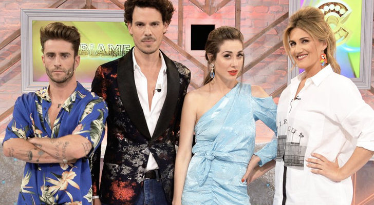 Pelayo Díaz, Juan Avellaneda, Natalia Ferviú y Carlota Corredera en 'Cámbiame'