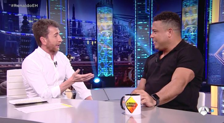 Ronaldo y Pablo Motos en 'El hormiguero'