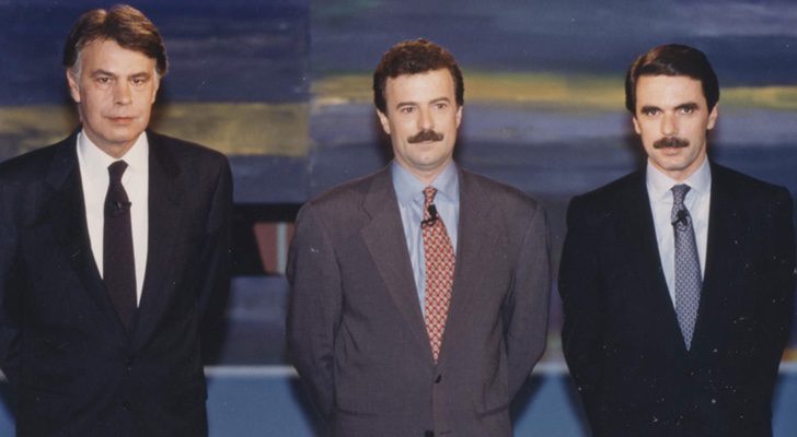 Manuel Campo Vidal moderó el primer debate electoral de la democracia española