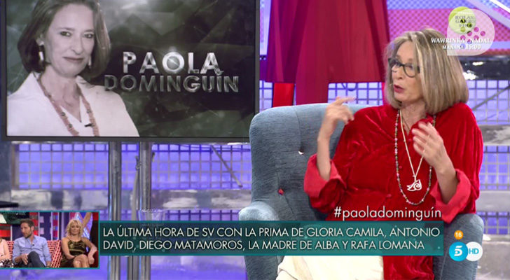 Paola Dominguín en 'Sábado Deluxe'
