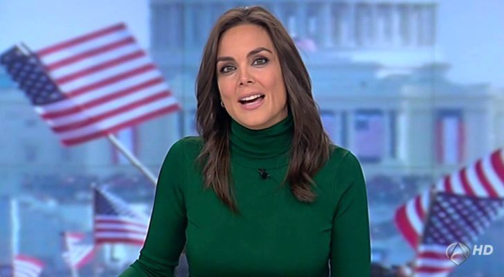 Mónica Carrillo en los informativos de Antena 3