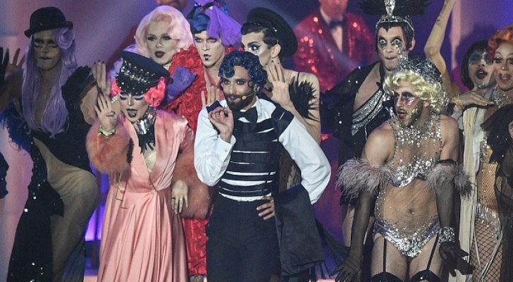 Gala Life Ball con Conchita Wurst y Naomi Campbell