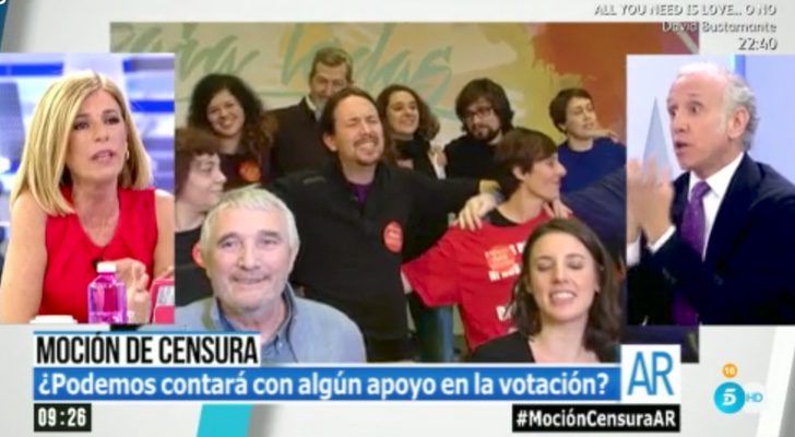 Esther Palomera y Eduardo Inda discuten en 'El programa de AR'