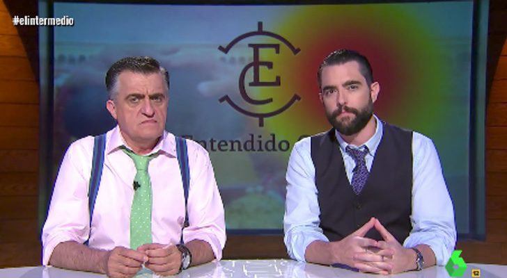 Dani Mateo y El Gran Wyoming en 'El intermedio'