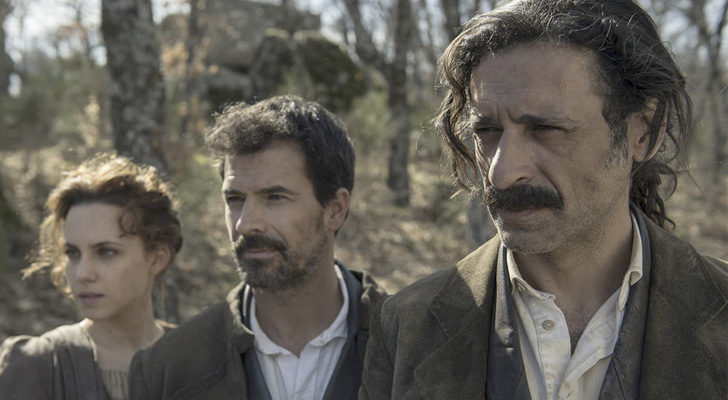 Alonso con la patrulla original de &#39;El Ministerio del Tiempo&#39;