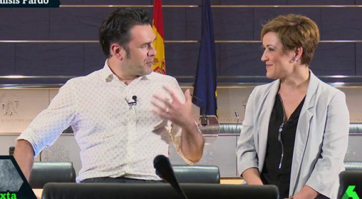 Iñaki López y Cristina Pardo en 'laSexta noche'