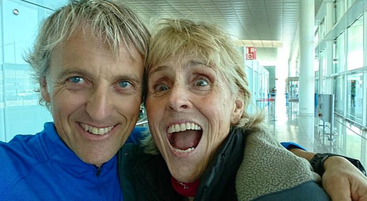 Mercedes Milá con Jesús Calleja