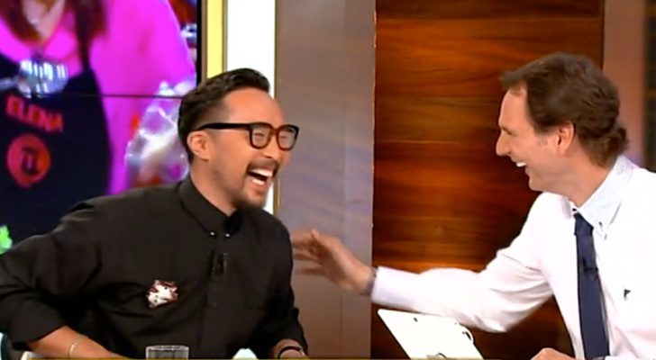 Odkhuu (&#39;MasterChef&#39;) y Javier Cárdenas en &#39;Hora punta&#39;