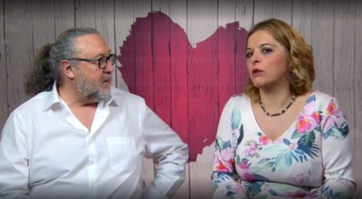 Hélène y Romualdo durante la decisión final de 'First Dates'