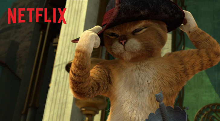 El gato con botas llega a Netflix