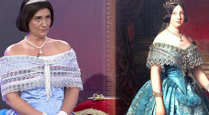 Carlota Corredera como Isabel II