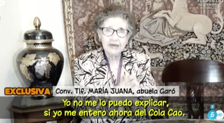 La abuela de Ángel Garó en 'Sálvame'