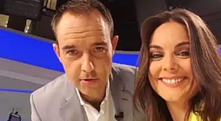 Monica Carrillo junto a Mariano Sancha