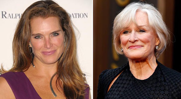 Glenn Close y Brooke Shields