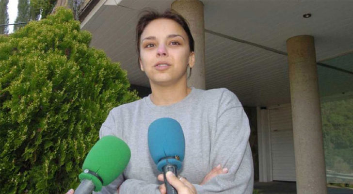 Chenoa con su mítico chandal gris