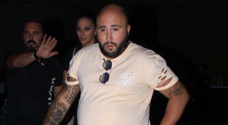 Kiko Rivera en el concierto de Isabel Pantoja