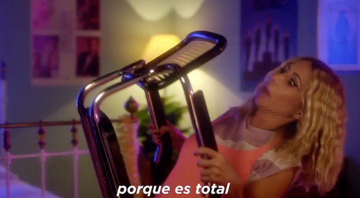 Marta Sánchez en el spot publicitario de Netflix