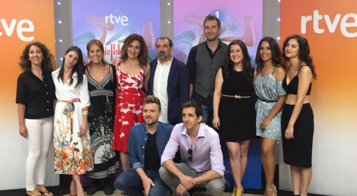 Reparto de 'La pelu' en la rueda de prensa